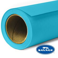Savage Universal True Blue Seamless Paper Blau