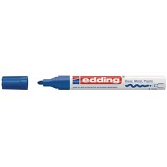 Edding 750 Permanent-Marker Feine Spitze Blau 1 Stück(e)