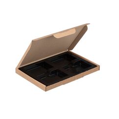 Brieger Klappschachteln leicht, 1-wellig, A5 braun Verpackungsbox 10 Stück(e), Farbe: Braun
