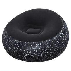 Bestway 75153 Aufblasbarer Lounge-Stuhl Schwarz, Farbe: Schwarz