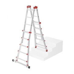 Hailo M80 Erweiterungsleiter Silber