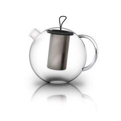 Creano Teekanne Jumbo 1 Liter Einzelne Teekanne 1000 ml Transparent