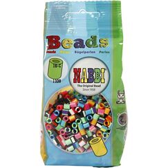 Creativ Company 752101 Perle Rohrförmige Perle Gemischte Farben, Mehrfarbig 1100 Stück(e)