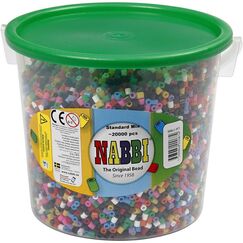 Creativ Company 75220 Perle Rohrförmige Perle Gemischte Farben 20000 Stück(e)