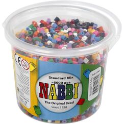 Creativ Company 75222 Perle Rohrförmige Perle Gemischte Farben 5000 Stück(e)