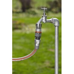 Gardena 18255-20 Anschlussteil für Wasserschlauch Schlauchanschluss Metall, Kunststoff Schwarz, Grau, Metallisch 1 Stück(e)