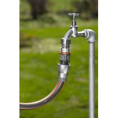 Gardena 18256-20 Anschlussteil für Wasserschlauch Schlauchanschluss Metall, Kunststoff Schwarz, Grau, Metallisch 1 Stück(e)