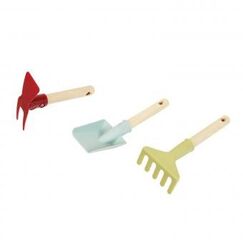 Theo Klein Little Foot Gartenwerkzeug 3-teilig aus Recyclingkunststoff
