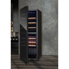 Trisa Electronics 7744.0145 Weinkühler Weinkühler mit Kompressor Freistehend Schwarz 98 Flasche(n)