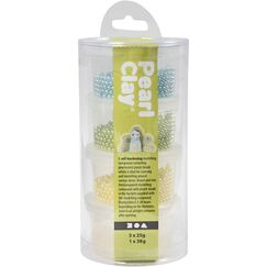 Creativ Company 78726 Perle Runde Perle Kunststoff Blau, Grün, Gelb
