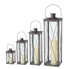 Boltze Farol Laterne Kerze Schwarz, Transparent