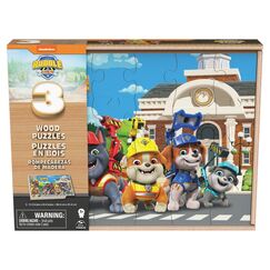 Games Rubble & Crew Holzpuzzle-Sammlung, 3er Set mit stabiler Holzbox