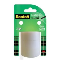 3M Magic 25 m Transparent 3 Stück(e)