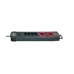 Brennenstuhl 8002086 Verlängerungskabel 3 m 6 AC-Ausgänge Schwarz