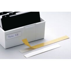 Durable Labelfix 15 x 200 mm selbstklebendes Etikett Rechteck Weiß, Gelb 10 Stück(e)