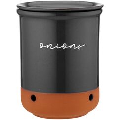 Ladelle 80171 Glas Rund Terrakotta Schwarz, Braun