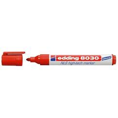 Edding 8030 NLS High-Tech Permanent-Marker Rundspitze Rot