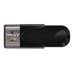 PNY Attaché 4 2.0 32GB USB-Stick USB Typ-A Schwarz