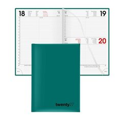 Biella 809701090027U Terminkalender Tagesterminkalender 352 Seiten Farbe Petrol