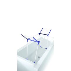 Leifheit Pegasus 120 Solid Compact Wäscheständer Blau, Weiß