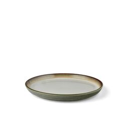 BITZ 821408 Serviergeschirr Steingut Cremefarben, Grau Rund Servierplatte
