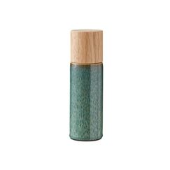 BITZ 821501 Gewürzmühle Salz- und Pfeffermühlen-Set Grün, Holz