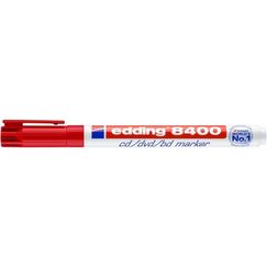 Edding 8400 Permanent-Marker Rundspitze Rot 1 Stück(e)