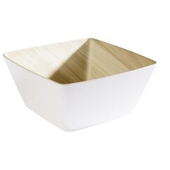 APS-Germany FRIDA Melamin Beige, Weiß Quadratisch Servierschüssel, Farbe: Beige, Weiß