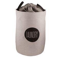 Kleine Wolke Baggy Wäschekorb Rechteckig Polyester Grau, Silber