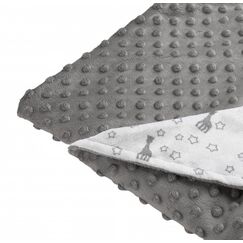 Sophie la girafe 850740 Kinderwagen-Fußsack Decke Grau, Weiß