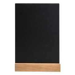 Exacompta 85240D Speisekartenhalter Tischplattenhalterung Schwarz, Holz Holz, Acrylnitril-Butadien-Styrol (ABS)