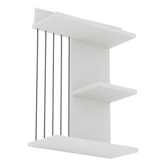Woody Fashion 854KLN1740 Regal Galerie-Regal Wandverteiler Partikelbord Weiß