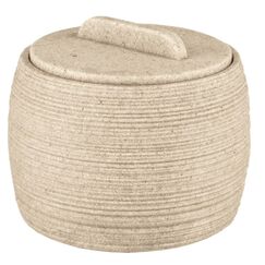 Kleine Wolke 8680272873 Badezimmer-Aufbewahrungsbehälter Braun Polyresin Baumwollhalter/-spender