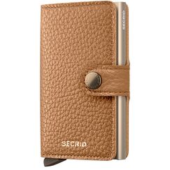 Secrid Miniwallet Briefttasche Cappuccino Echtes Leder