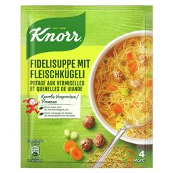 Knorr STANDARDSUPPEN 4 PORTIONEN FIDELI MIT FLEISCHKÜGELI