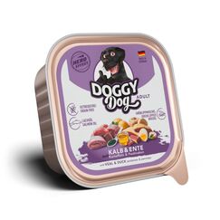 DOGGY Dog 873518 Hunde-Dosenfutter Ente, Kalbsfleisch Adult 150 g