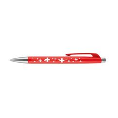 Caran d-Ache 888 Infinite Swiss Cross Blau Clip-on-Einziehkugelschreiber 1 Stück(e)