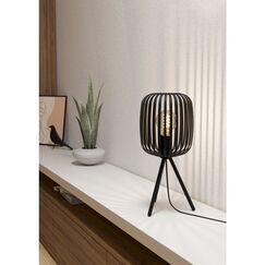 EGLO Romazzina Tischleuchte E27 40 W Schwarz
