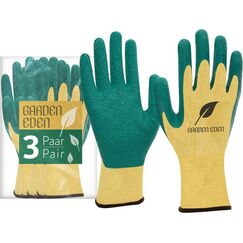 ACE 901207 Handschutz Gartenhandschuhe Grün, Gelb Latex, Stoff 3 Stück(e)