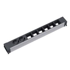 Bachmann 909.033 Verlängerungskabel 2 AC-Ausgänge Schwarz