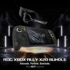 ASUS ROG XBOX Ally X20 Bundle RC74XA-TW001W Tragbare Spielkonsole 18,8 cm (7.4") 1 TB Touchscreen WLAN Schwarz