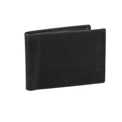 Bugatti cases 49399301 Geldbörse, Kartenetui/Reisedokumentenhülle Briefttasche Schwarz Leder