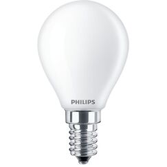 Philips by Signify Philips LED Lampe 4.3W (40W) E14, P45, 470lm, 4000K, matt