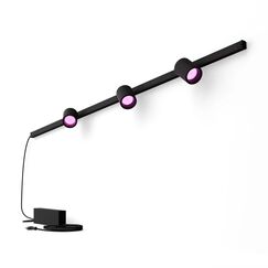 Philips by Signify Philips Hue Perifo Bais-Set 3x Spot, schwarz