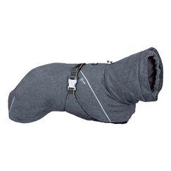 Hurtta Expedition Parka II Blau Stoff Hund Anorak, Farbe: Grau