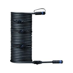 Paulmann Kabel 1 In-5 Out, max. 150 W, 10 m 24V, IP68, Schwarz