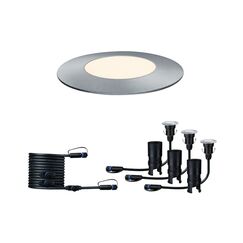 Paulmann Boden-EXT-Set 3x2.5W 95lm 3000K IP65, 95°, 24V, Silber