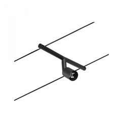 Paulmann CorDuo Seilsystem Salt Basisset GU5,3 max. 5x10W 230/12V Schwarz matt, Chr