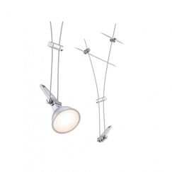 Paulmann CorDuo Seilsystem Comet Einzelspot GU5,3 max. 50W dimmbar 12V Chrom matt