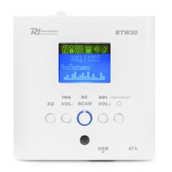 Power Dynamics BTW30SET Lautsprecherset 30 W Heimkino Weiß 2.0 Kanäle Bluetooth